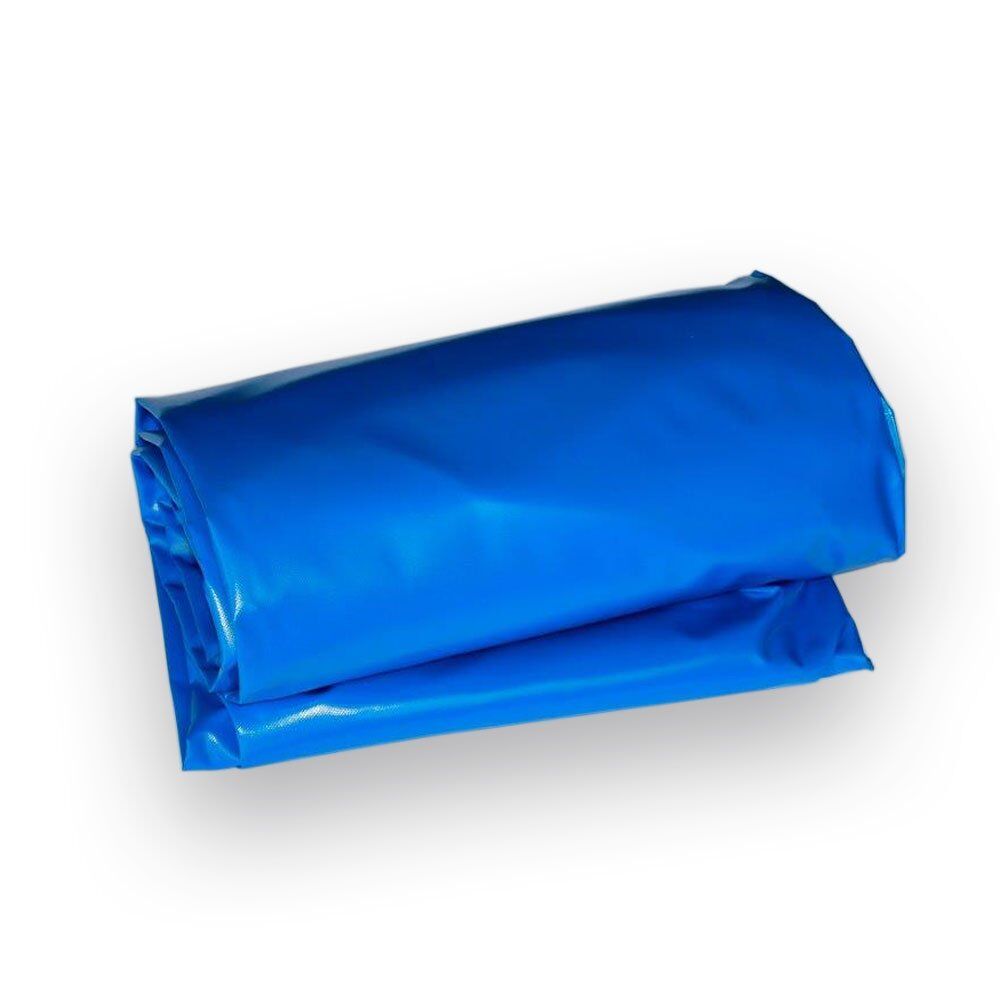 Telo in PVC rinforzato azzurro, 3 x 4 m